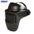 海斯迪克  HKDH01 电焊面具 头戴式面罩 焊工眼镜 防护烧焊专用帽 变光 黑色