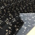 贝兰蓓儿重磅真丝布料黑底小碎花印花19姆米宽幅弹力桑蚕丝丝绸缎服装面料 0.1米价(10件起发)