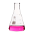 高硼硅加厚三角烧瓶 耐高温玻璃锥形瓶25ml/50ml/100/150/200/250/300 50ml三角瓶(2个盒装)