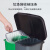 垃圾分类垃圾桶双桶商用大号厨房厨余带盖二合一户外三分类 40L三分类(有害.其他.可回收)