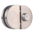 海斯迪克 304不锈钢玻璃门门锁 推拉门免开孔双开插锁 （单边玻璃双面锁-外钥内拧）HKT-174