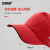 安赛瑞 志愿者帽子定制 可印logo 广告帽棒球帽鸭舌帽网眼帽企业酒店团队宣传帽 30个起订 红色 300556