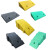 台阶垫门槛垫塑料斜坡板汽车上坡垫家庭用3-22cm彩色路沿坡 黄色-高5cm