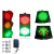 适用于驾校路障灯交通警示信号灯道路光信号障碍灯 定制 银色 三色灯带遥控器
