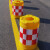 兆燊 吹塑防撞桶600x800mm塑料注水隔离墩道路安全警示夜间反光桶