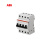 ABB SH203-D10微型断路器 额定工作电压：	400 V AC 400V 1 10A 3P+N 6 热磁脱扣 7 