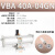 VBA空气压气体增压阀器加压泵增压缸气动缸VBA10A/20A-03/40A-04G VBA40A04GN