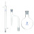 石油/水分测定器高硼硅厚料冷凝管接收器接受器玻璃烧瓶 配套圆底烧瓶(1000ml/24#)