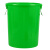 垃圾桶圆形塑料加厚大号带盖户外无盖四分类绿色厨余垃圾易 100K绿色【有盖】【鱼骨图】