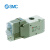 SMC VP300/500/700 系列 3通电磁阀 弹性密封 先导式座阀 直接配管型 单体 VP742R-5D1-04A