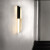 艾舍人台湾艾舍人现代简约客厅调光楼梯玄关拼色创意墙壁LED映象壁灯 雾黑＋金 大号