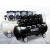 奥突斯空压机工业级无油打气泵220v大型高压泵压缩机 白色经典款4X550W-120L加购送四