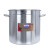 元汗不锈钢圆桶35L升 加厚带盖商用水桶油桶米桶662 厚3mm*口径35cm 1个