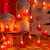 凡蒂姿太阳能彩灯闪灯串灯户外防水新年红灯笼防冻发光装饰灯过年 【可发光灯笼一红光】 插电款一4米20灯+尾插全红线