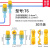 T型免剥皮快速接线端子电线筒灯射灯接头分线器并线器T7电工神器 黄色T6丨通用2.5-4平方丨30只