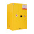 定制工业安全柜危化品储存柜45加仑柜双锁防火 明黄色 15加仑黄加厚