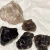 家小优扩香石原石不同色天然水晶原石矿石扩香石无火香薰石毛料消磁雕刻 透体白水晶原石100g(2-5cm)