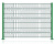 青佤 桃型柱防护栏 隔离网 栅栏护栏网 铁丝安全网 1m高*2.5m长*5.0mm粗