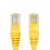 酷比客(L-CUBIC) LCN5RUYW12 超五类非屏蔽百兆网线 12米/根 黄色