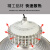 上海亚明LED工矿灯工厂房仓库车间球场室内照明吊灯100/200/300W 透镜款-100w（送吊链+吸盘