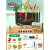 植物生长观察盒儿童小学幼儿园种菜玩具阳光种植房科学小实验套装 【大号】蔬果根系观察盒(6包种子