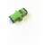 定制电信级 单工SC光纤适配器SC/UPC单工法兰盘 SC耦合器SC光纤法兰盘定做 绿色/APC分体