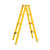 绝缘梯人字梯子玻璃钢电工梯专用伸缩梯折叠梯防滑绝缘凳厂家直销 绝缘单梯6米