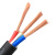 RVV国标3芯护套线1.5 2.5 4 6 16 10平方电缆线户外2心软电线 国标 2X1平方/100米