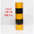 双色黄黑反光膜 道路交通柱子红白贴 电线杆子路桩警示夜光膜标识 60公分 三黄二黑 一米
