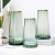 墨斗鱼玻璃花瓶富贵竹插花神器北欧轻奢描金花瓶水培植物透明花瓶花器