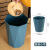 垃圾桶创意简约卧室厨房大开口塑料收纳桶卫生间厕所大号纸篓 小号黄色