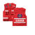 多口袋背心应急马甲印LOGO通信工装安全工地马夹管理服反光 红色 2XL 155-165