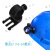 头灯支架 安全帽夹子战术头盔电筒侧灯夹子手电卡扣韩式消防头盔 打孔B 30-42毫米