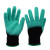 金诗洛 KSL059 工厂乳胶发泡手套(12双)劳保手套尼龙挂胶浸胶手套