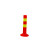 京梯 PE警示柱 交通马路安全道路标志柱PE弹力柱立柱隔离柱反光路桩 45cm（1个）