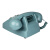 金顺迪1900 复古仿古欧式电话机座机老式古董中式时尚创意家用有线固定电话机 青绿色按键款(插全网通卡)