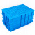 海斯迪克 HK-843 加厚周转箱 大号收纳物流塑料零件盒元件盒物料箱M8蓝650*430*180