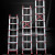 伸缩梯子直梯加厚铝合金升降梯子梯阁楼梯4-12米单面工程梯子 款8米使用高度7.1米5mm 伸缩直梯