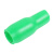 星期十 V-3.5（绿）/100只 冷压端子线鼻护套电缆电线色套接线端子绝缘保护套线耳软胶套定制