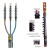 Ancxin 橡塑绝缘电力电缆冷缩终端 35KV 三芯电缆冷缩户外终端  7686PST-G-O-CN 3*500mm²-3*630mm²(套）