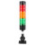 JPT-50多层警示灯LED三色数控机床工作信号闪烁指示灯声光报警器 二层无声(常闪可切换)220V