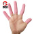 厚创 乳胶手指套 一次性工业橡胶劳保 美容美甲粉笔点钞手指套 粉红指套 中码/880个