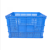 塑料筐子批发长方形特大号箩筐收纳箱篮筐快递框子水果蔬菜周转筐 蓝色 520筐外径52*36*31厘米