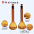 loikaw特优级透明棕色玻璃塞容量瓶A级可过检高硼硅玻璃容量瓶510205010020050010 特优级棕色500ml(1个)