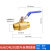 球阀水开关阀门4/6分1/1.2/1.5/2寸加长加厚自来水水阀内外丝 6分双外丝铜球阀