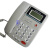 定制适用于德信来电显示电话机办公 经典大方  宾馆酒店座机 D017B经典摇头白色