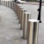 定制不锈钢拉丝柱人行道不锈钢拉丝路桩安全岛防撞预埋止车柱学校 直径114高度750