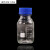 【一个】蓝盖瓶试剂瓶 50 100 250 500 1000ml透明玻璃丝口瓶 棕 透明250ml