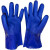 劳保胶手套浸胶工业橡胶磨砂防水防油耐酸碱全胶加厚浸塑防滑耐磨 全浸塑蓝磨砂10双