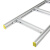 汇创佳 铝合金走线架 ZXJB900 标准型4C铝材梯式桥架 宽900mm×长1米